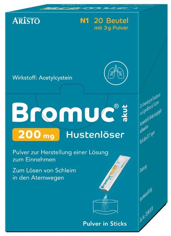 BROMUC akut 200 mg Hustenlser Plv.z.H.e.L.z.Einn.