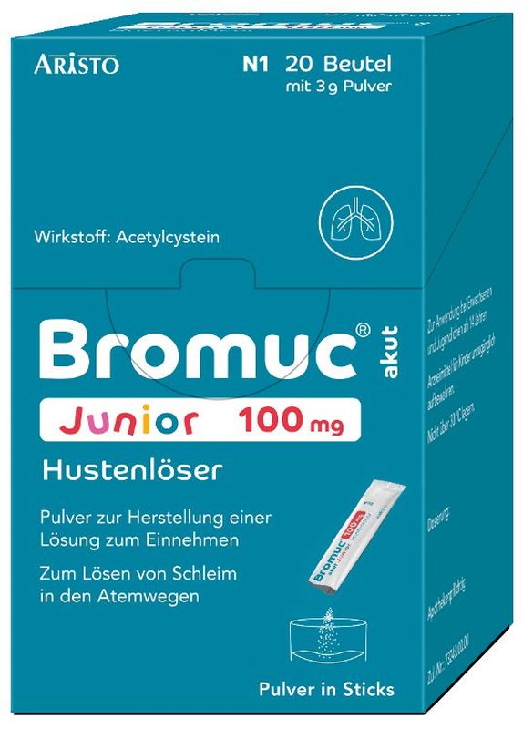 BROMUC akut Junior 100 mg Hustenlser P.H.e.L.z.E.